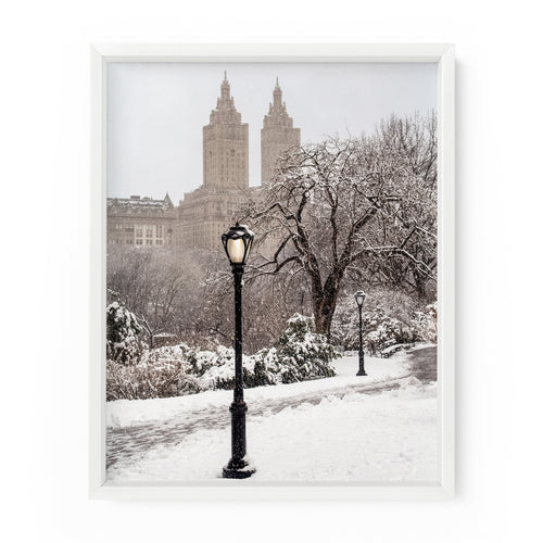 Central Park Snowy Winter Path | Fine Art Photography Print