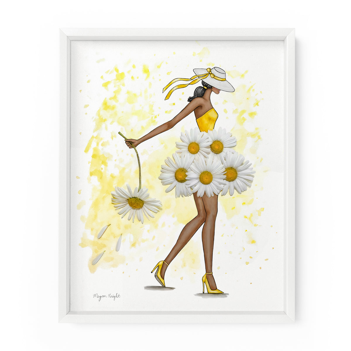 Daisy Darling Gal | Fashion Illustration Art Print