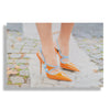 RECOVETED - Orange Heels - Fashion Art - Shoe Art Print