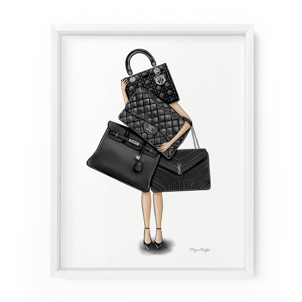 Bag Lover | Fashion Illustration Art Print