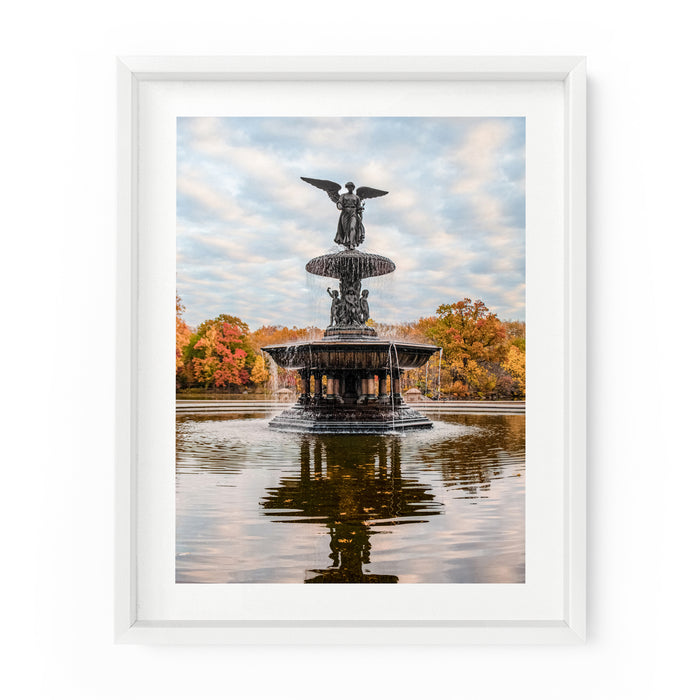 Bethesda Fountain Autumn Reflection (Central Park) | Fine Art Photography Print