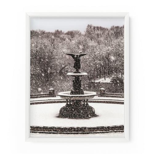 Bethesda Fountain Winter Snow (Central Park) | Fine Art Photography Print