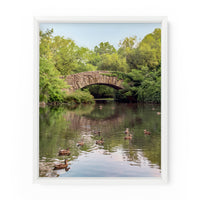 Central Park Gapstow Bridge Summer Reflection | Fine Art Photography Print