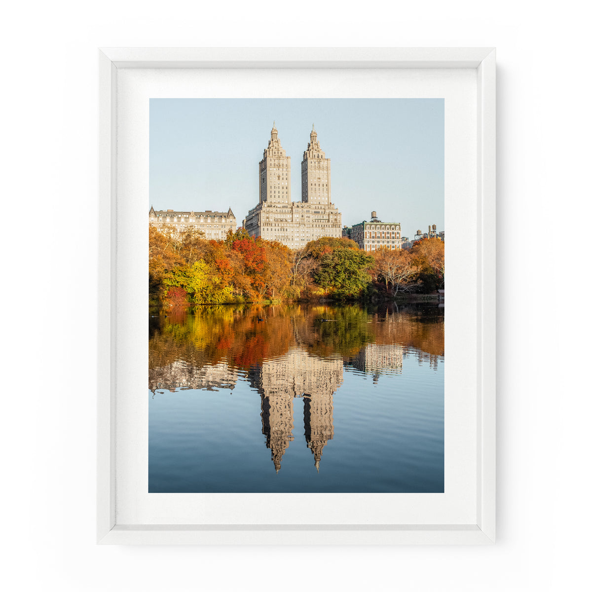 Central Park Lake Autumn Reflection | Fine Art Photography Print