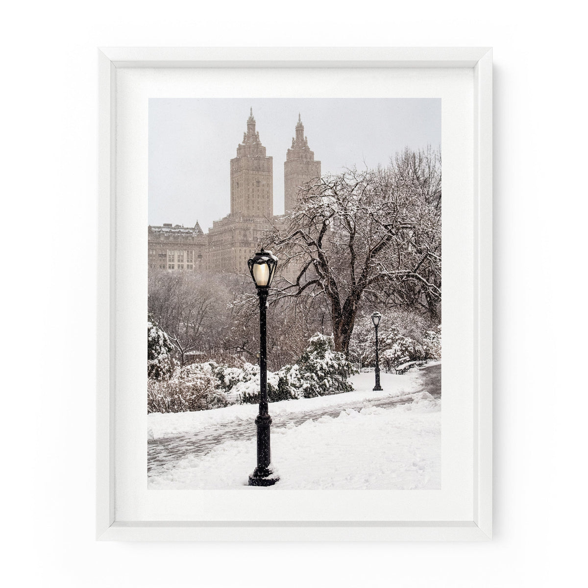 Central Park Snowy Winter Path | Fine Art Photography Print