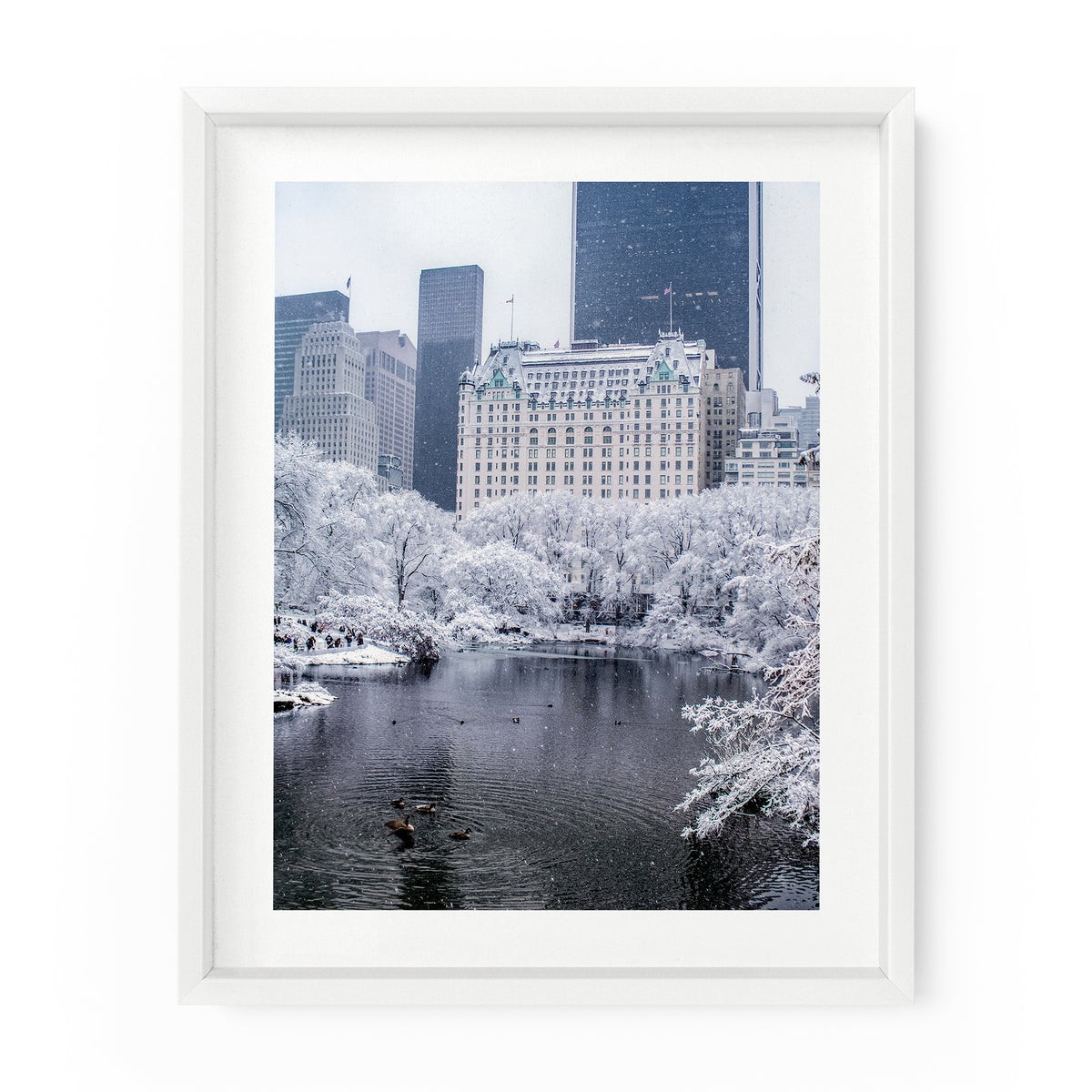 Central Park Winter Snow (The Plaza) | Fine Art Photography Print