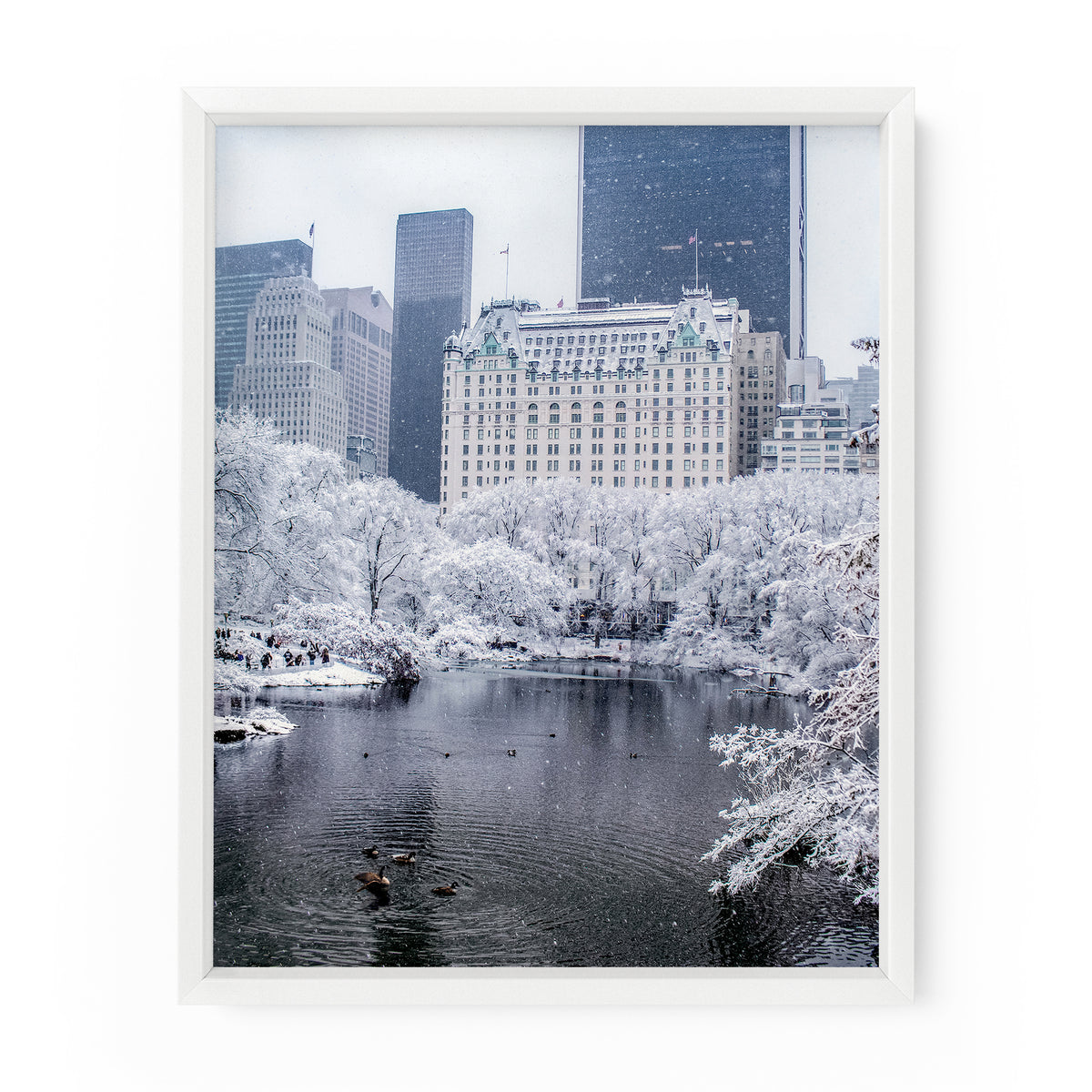Central Park Winter Snow (The Plaza) | Fine Art Photography Print
