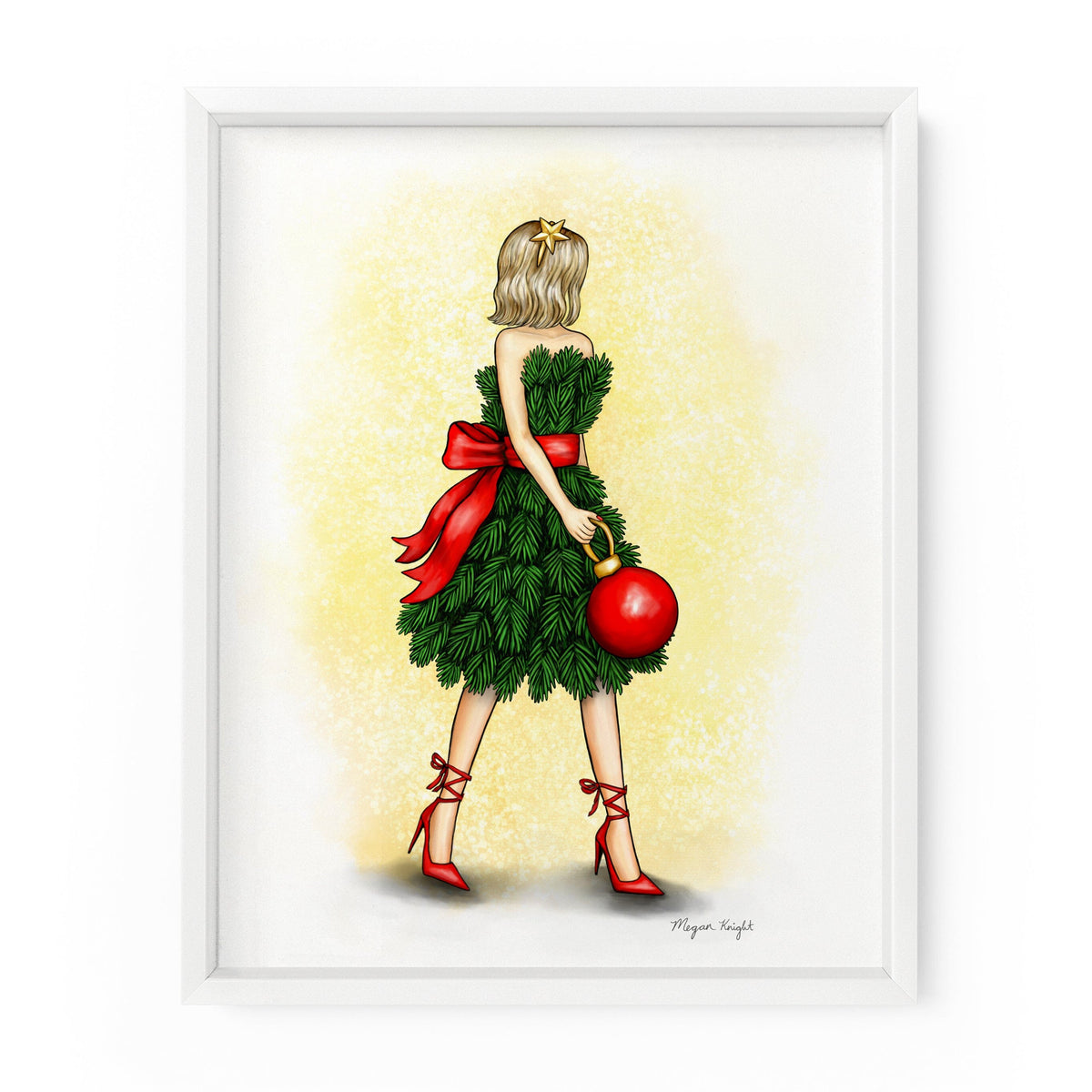 lady christmas tree dress Tinsel Tree Christmas Sweater Dress