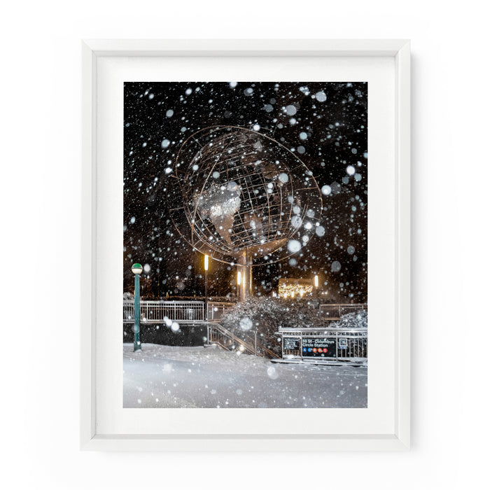 Columbus Circle New York City Snow Globe | Fine Art Photography Print