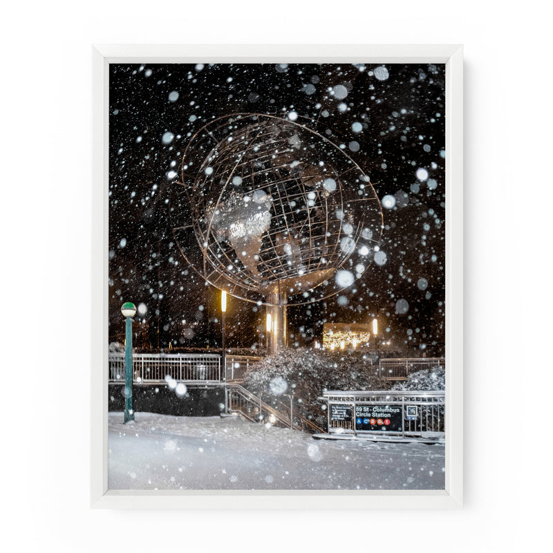 Columbus Circle New York City Snow Globe | Fine Art Photography Print