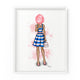 Cotton Candy Gal | Fashion Illustration Art Print