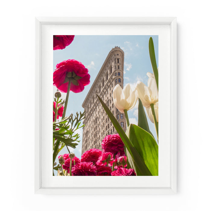 Flatiron Building Flowers | Fine Art Photography Print