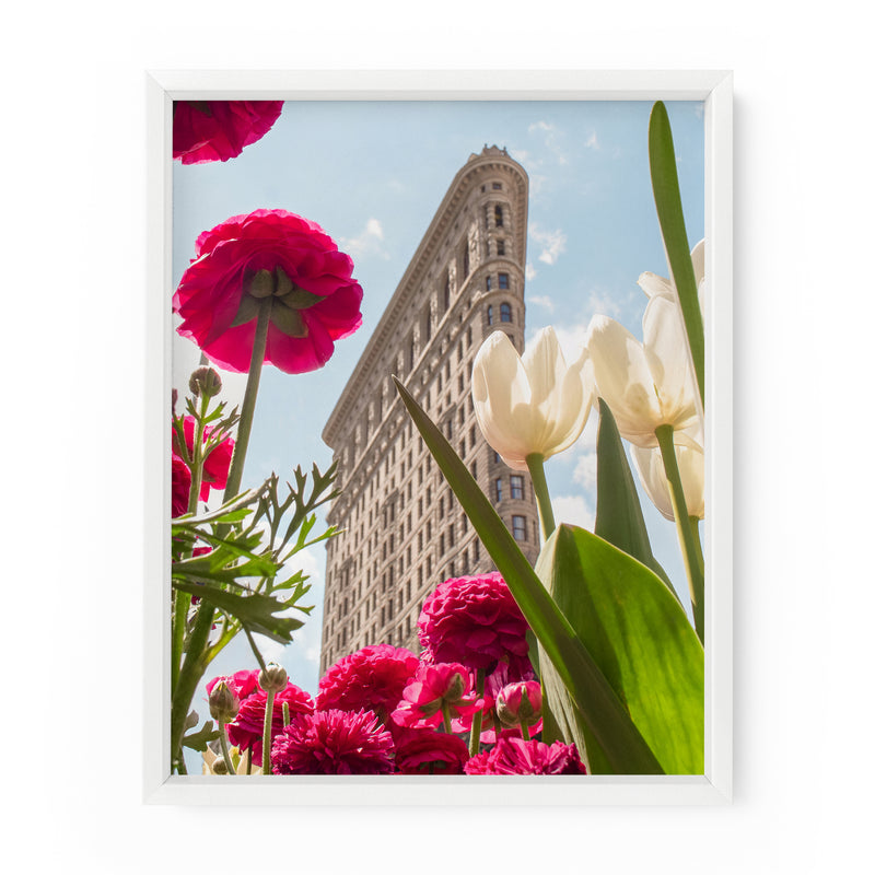Flatiron Building Flowers | Fine Art Photography Print