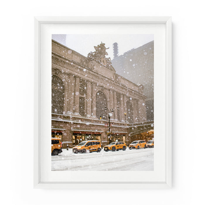 Grand Central Terminal Winter Snow | Fine Art Photography Print