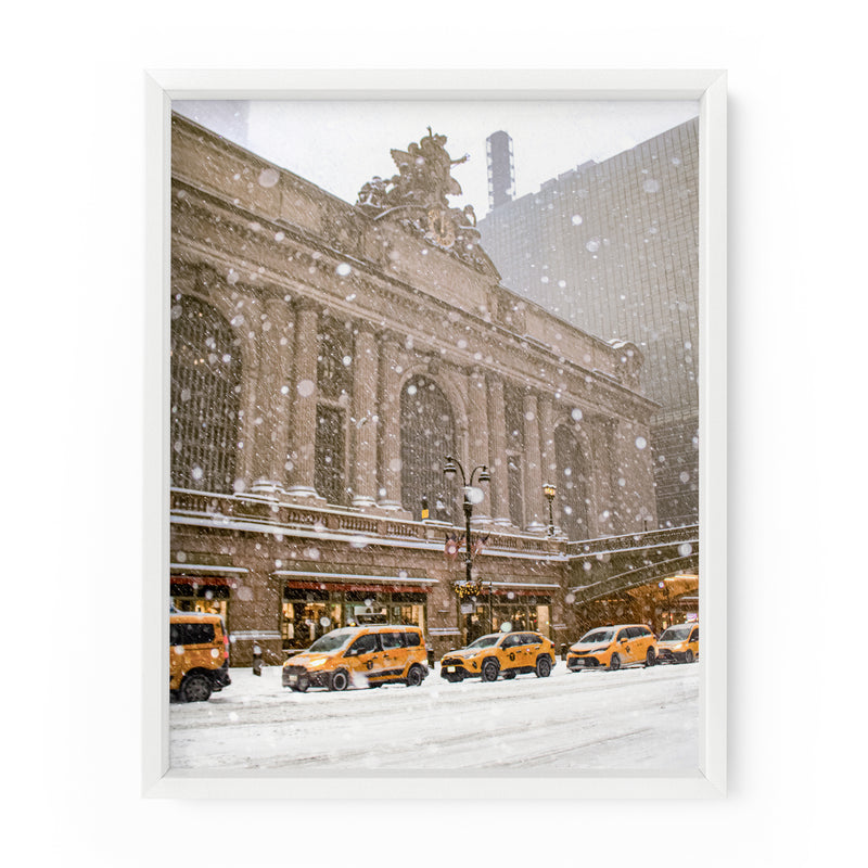 Grand Central Terminal Winter Snow | Fine Art Photography Print