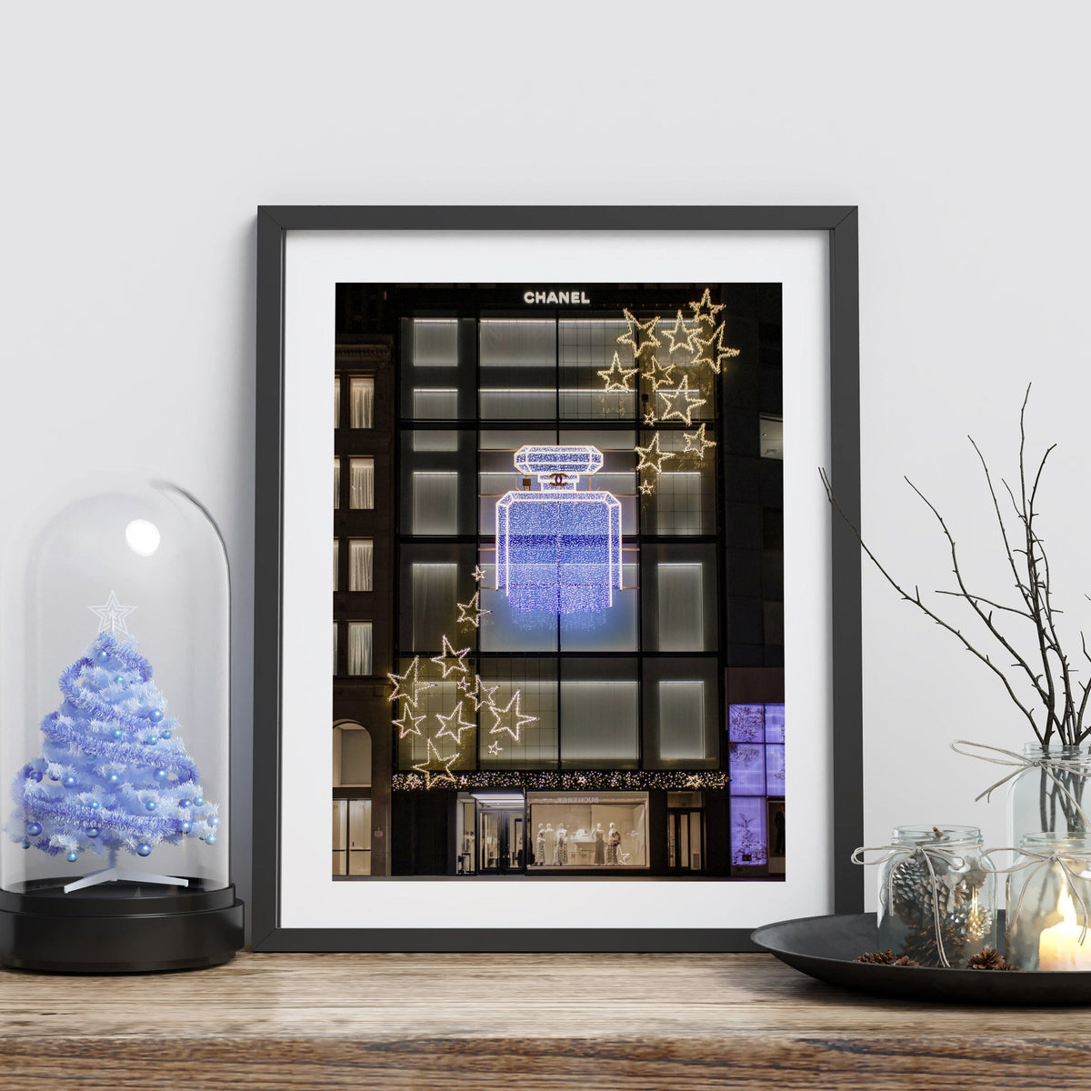 Stylish Storefront - Holiday Lights at Chanel | Fine Art Photography Print