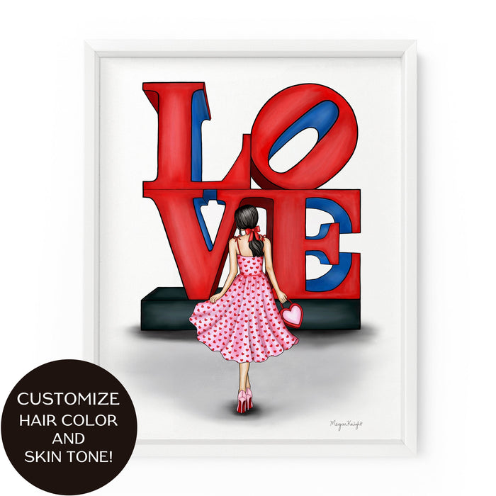 LOVE Gal | Fashion Illustration Art Print