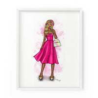 Lollipop Gal | Fashion Illustration Art Print