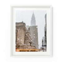 Midtown Manhattan New York City Winter Snow | Fine Art Photography Print