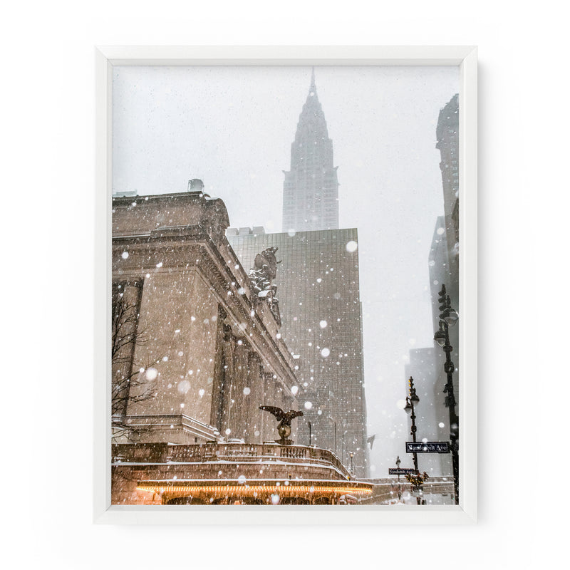 Midtown Manhattan New York City Winter Snow | Fine Art Photography Print