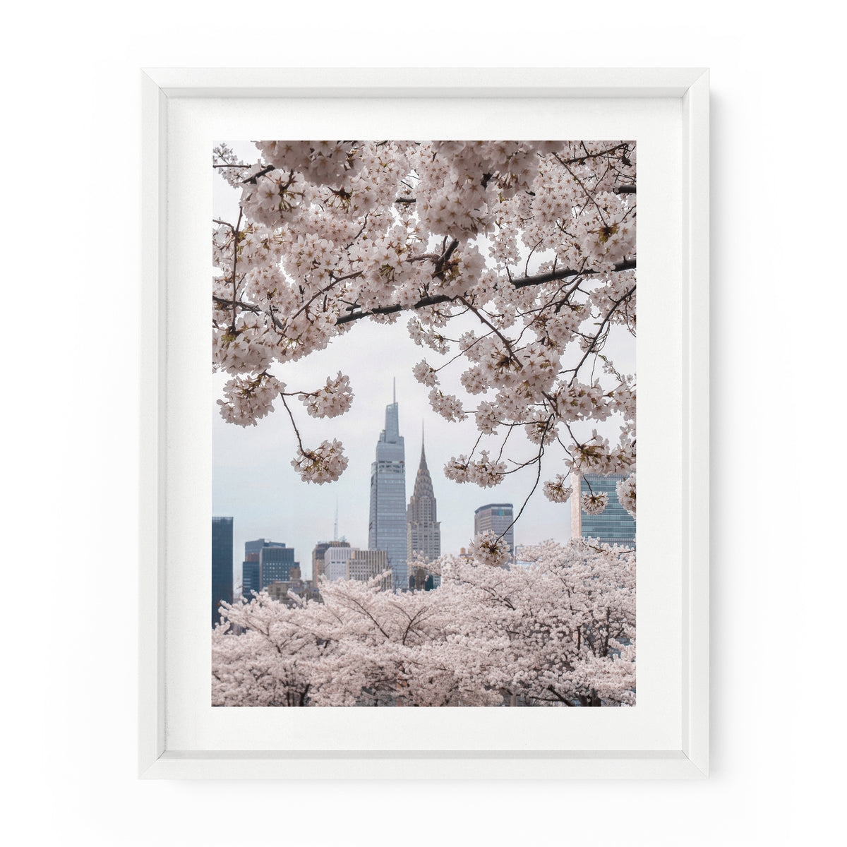 New York City Skyline Cherry Blossoms (Chrysler Building) | Fine Art Photography Print