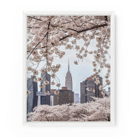 New York City Skyline Cherry Blossoms (Empire State Building) | Fine Art Photography Print