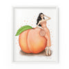 Peach Fuzz Gal | Fashion Illustration Art Print
