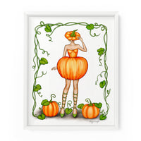 Pumpkin Gal | Fashion Illustration Art Print