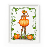 Pumpkin Gal | Fashion Illustration Art Print