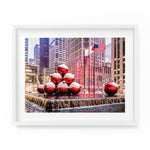 Snowy Christmas Ornaments at Radio City | Fine Art Photography Print