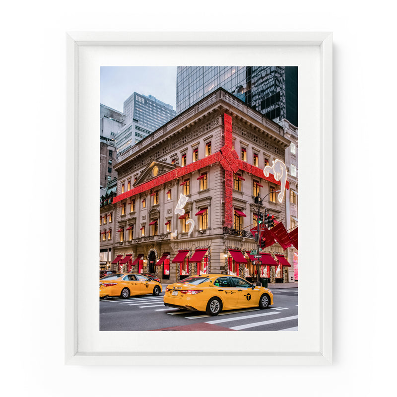 Stylish Storefront - Holiday Decorations at Cartier | Fine Art Photography Print