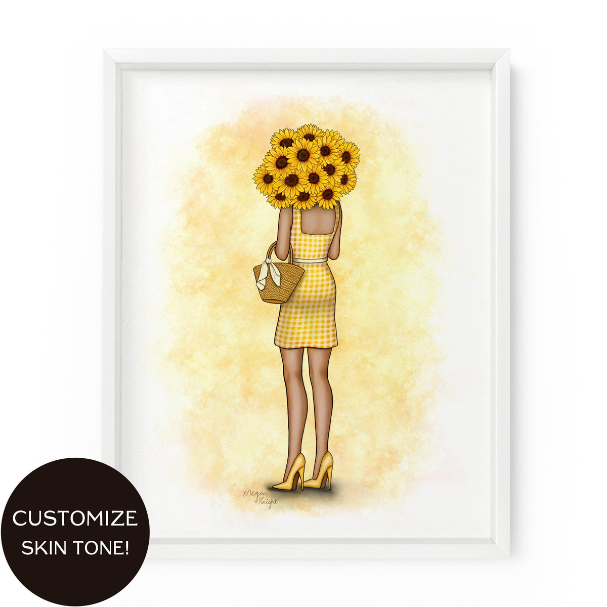 Sunflower Gal | Fashion Illustration Art Print