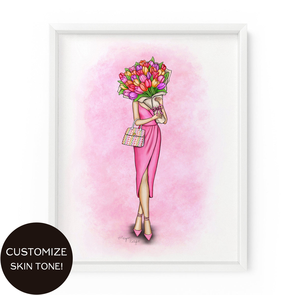 Tulip Gal | Fashion Illustration Art Print