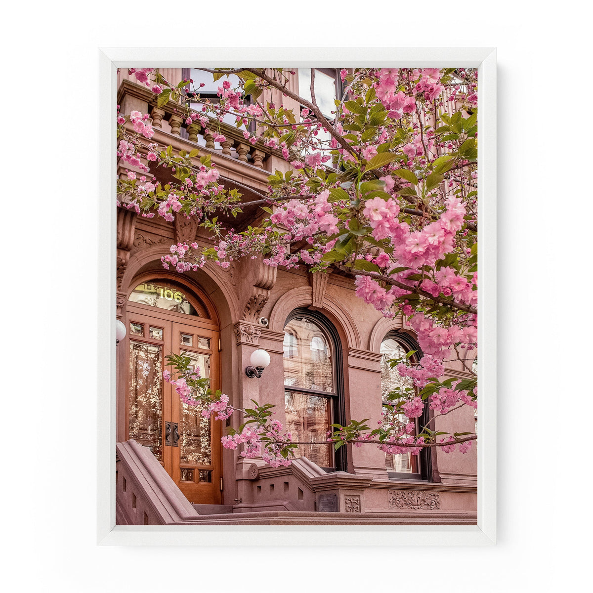 Upper West Side Brownstone Cherry Blossoms | Fine Art Photography Print