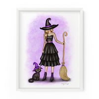 Witchy Gal | Fashion Illustration Art Print