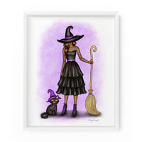 Witchy Gal | Fashion Illustration Art Print