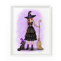 Witchy Gal | Fashion Illustration Art Print