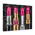 Lipstick Luxe (Pink) | Canvas Art
