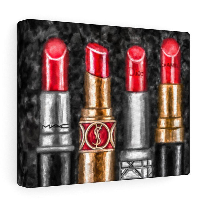 Lipstick Luxe (Red) | Canvas Art