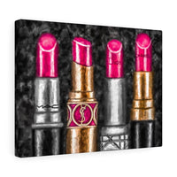 Lipstick Luxe (Pink) | Canvas Art