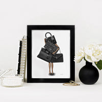 Bag Lover | Fashion Illustration Art Print