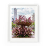 Bryant Park Fountain Flowers | Fine Art Print