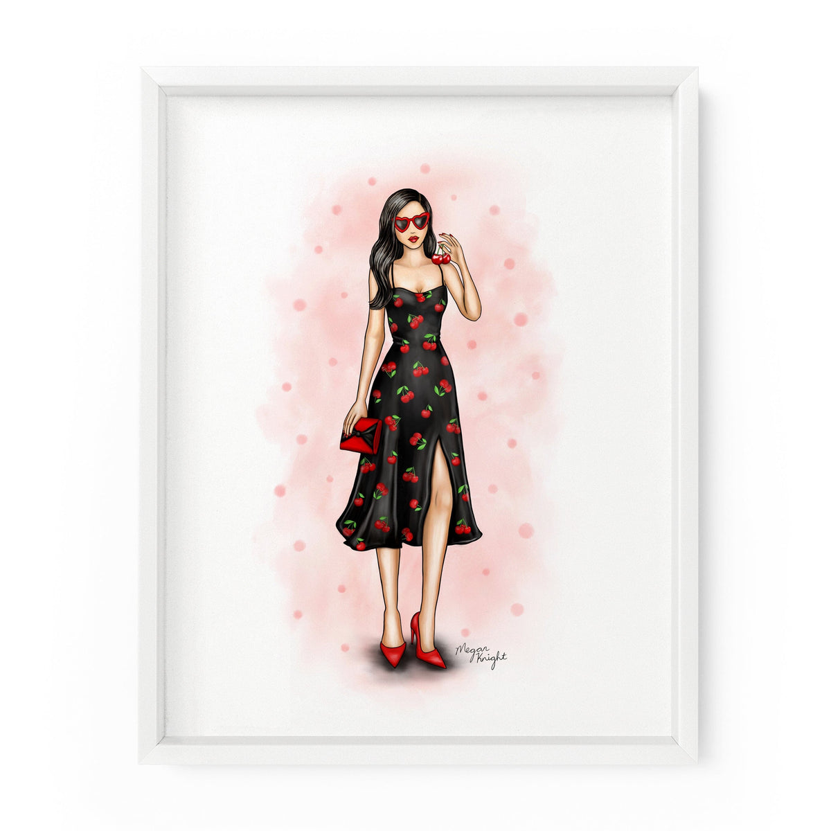 Cherry Gal | Fashion Illustration Art Print