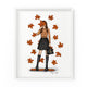 Falling Leaves Gal | Fashion Illustration Art Print