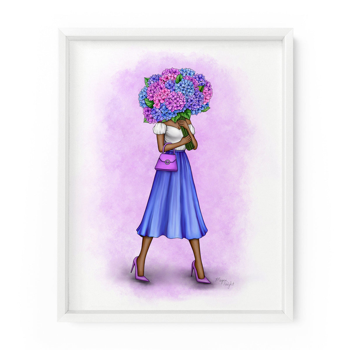 Hydrangea Gal | Fashion Illustration Art Print