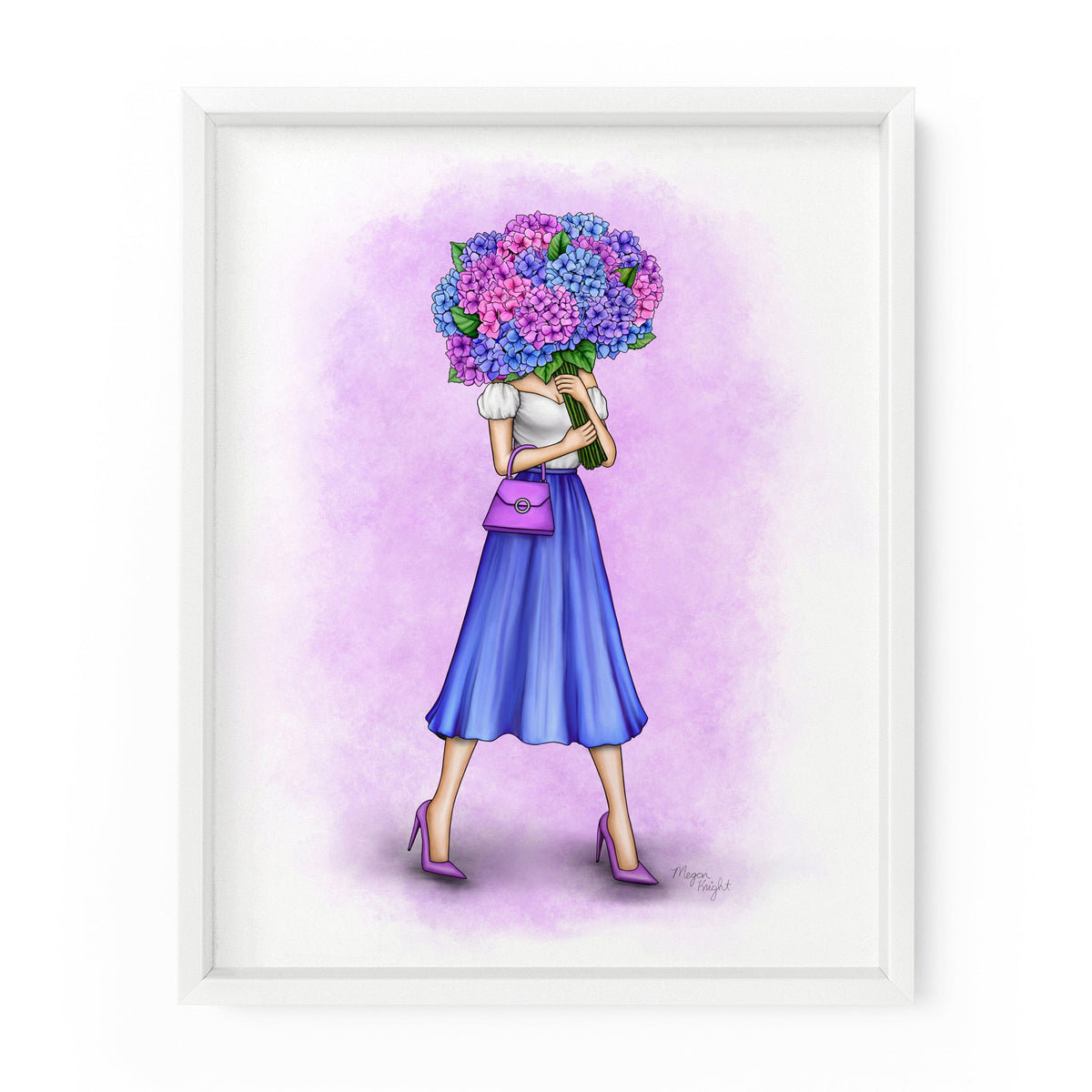 Hydrangea Gal | Fashion Illustration Art Print