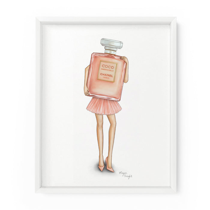 Mademoiselle Fragrance Gal | Fine Art Print