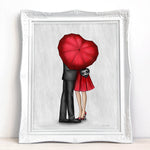 Raining Love (Red) | Fine Art Print