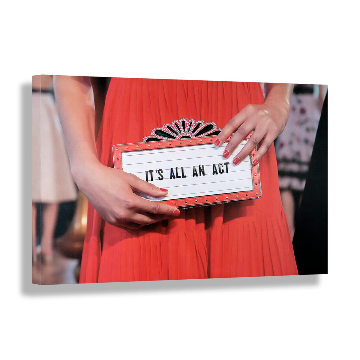 It's All An Act | Fashion Art Print - RECOVETED - Fashion Art Prints