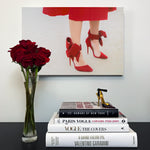 Red Over Heels | Fashion Art Print - RECOVETED - Fashion Art Prints